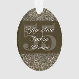 Speciaal gepersonaliseerd verjaardagscadeau orname ornament