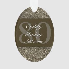 Speciaal gepersonaliseerd verjaardagscadeau orname ornament