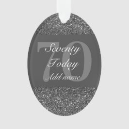 Speciaal gepersonaliseerd verjaardagscadeau orname ornament