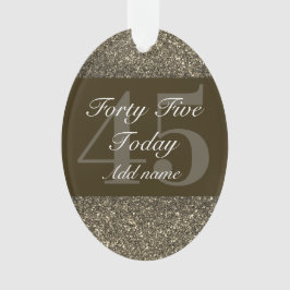 Speciaal gepersonaliseerd verjaardagscadeau orname ornament