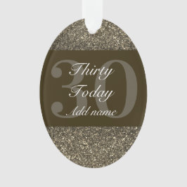 Speciaal gepersonaliseerd verjaardagscadeau orname ornament