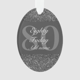 Speciaal gepersonaliseerd verjaardagscadeau orname ornament