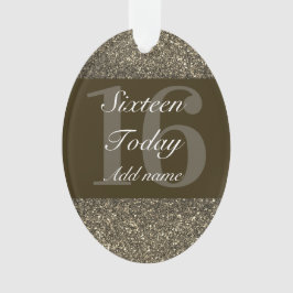 Speciaal gepersonaliseerd verjaardagscadeau orname ornament