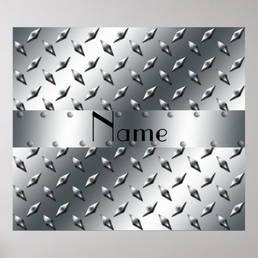 Speciaal gepersonaliseerd voor jouw naam diamant b poster (Voorkant)