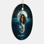 Speciaal gepersonaliseerd voor vredelievende kerst keramisch ornament (Rechts)