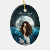 Speciaal gepersonaliseerd voor vredelievende kerst keramisch ornament (Achterkant)