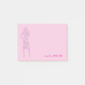 Speciaal gepersonaliseerd wat een juryverslaggever post-it® notes (Voorkant)