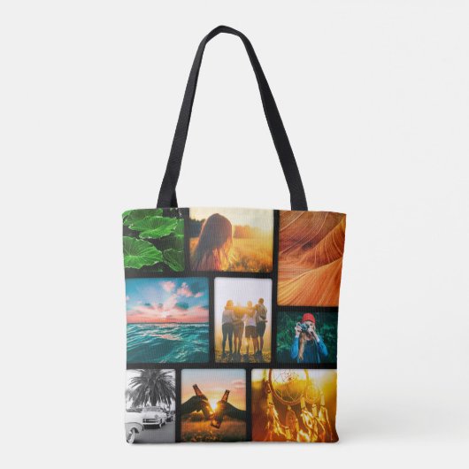 Speciaal gepersonaliseerde 18 Sjabloon voor fotoco Tote Bag (Achterkant)