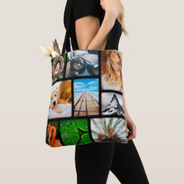 Speciaal gepersonaliseerde 18 Sjabloon voor fotoco Tote Bag