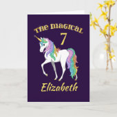 Speciaal gepersonaliseerde 4e 5e 6e 8e verjaardag kaart (Gele Bloem)