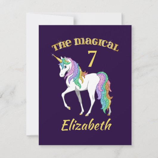 Speciaal gepersonaliseerde 4e 5e 6e 8e verjaardag  kaart (Voorkant)