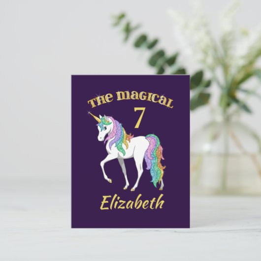 Speciaal gepersonaliseerde 4e 5e 6e 8e verjaardag  kaart (Staand voorkant)