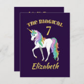 Speciaal gepersonaliseerde 4e 5e 6e 8e verjaardag  kaart (Voorkant / Achterkant)