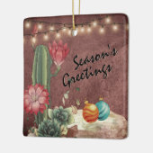 Speciaal gepersonaliseerde actus en geslaagde kers keramisch ornament (Links)