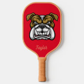 Speciaal gepersonaliseerde Angry Bulldog Picklebal Pickleball Paddle (Voorkant)
