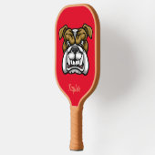 Speciaal gepersonaliseerde Angry Bulldog Picklebal Pickleball Paddle (Links)