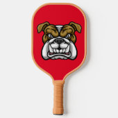 Speciaal gepersonaliseerde Angry Bulldog Picklebal Pickleball Paddle (Achterkant)