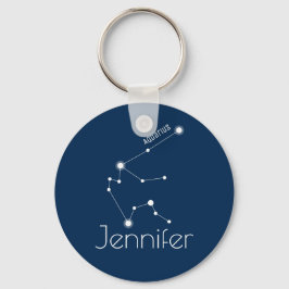Speciaal gepersonaliseerde aquarius Zodiac Constel Sleutelhanger
