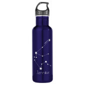 Speciaal gepersonaliseerde aquarius Zodiac Constel Waterfles (Voorkant)