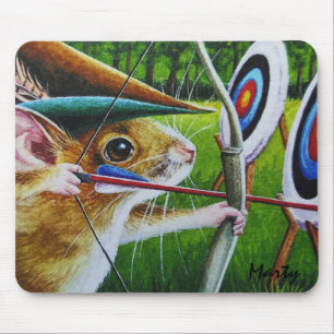 Speciaal gepersonaliseerde architectuur Camp Mouse Muismat
