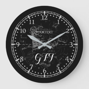 Speciaal gepersonaliseerde  Aries Constellation Zo Grote Klok
