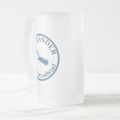 Speciaal gepersonaliseerde Arrowiad Classic Matglas Bierpul (Voorkant links)