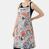 Speciaal gepersonaliseerde BBQ Grill Chef Barbecue Schort (Insitu)