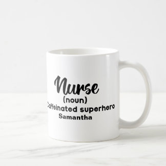 Speciaal gepersonaliseerde begrafenisverpleegkundi koffiemok