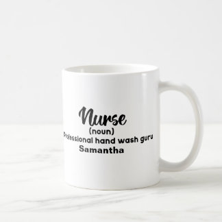 Speciaal gepersonaliseerde begrafenisverpleegkundi koffiemok