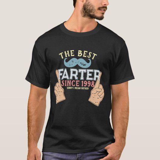 Speciaal gepersonaliseerde beste boer Funny Vaderd T-shirt (Voorkant)