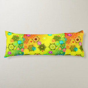 Speciaal gepersonaliseerde Bright Sunshine Floral  Lichaamskussen