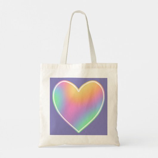 Speciaal gepersonaliseerde Canvas tas voor regenbo (Achterkant)