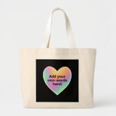 Speciaal gepersonaliseerde Canvas tas voor regenbo (Voorkant)