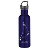 Speciaal gepersonaliseerde Capricorn Zodiac Conste Waterfles (Voorkant)