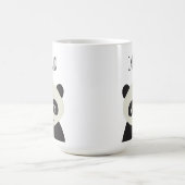Speciaal gepersonaliseerde cartoon Cute panda zwar Magische Mok (Midden)