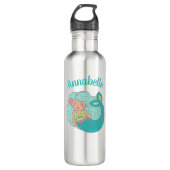 Speciaal gepersonaliseerde concute mermaid waterfles  (Voorkant)