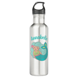 Speciaal gepersonaliseerde concute mermaid waterfles 