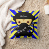 Speciaal gepersonaliseerde Cute kawaii ninja monke Kussen (Deken)