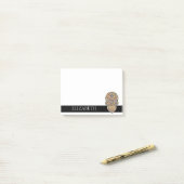 Speciaal gepersonaliseerde Cute Mexican Sugar Skul Post-it® Notes (Op bureau)