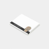 Speciaal gepersonaliseerde Cute Mexican Sugar Skul Post-it® Notes (Schuin)