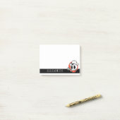 Speciaal gepersonaliseerde Cute Mexican Sugar Skul Post-it® Notes (Op bureau)