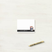 Speciaal gepersonaliseerde Cute Mexican Sugar Skul Post-it® Notes (Op bureau)