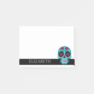 Speciaal gepersonaliseerde Cute Mexican Sugar Skul Post-it® Notes