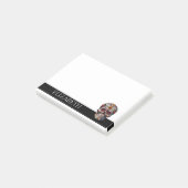 Speciaal gepersonaliseerde Cute Mexican Sugar Skul Post-it® Notes (Schuin)