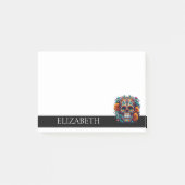 Speciaal gepersonaliseerde Cute Mexican Sugar Skul Post-it® Notes (Voorkant)