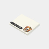 Speciaal gepersonaliseerde Cute Mexican Sugar Skul Post-it® Notes (Schuin)