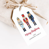 Speciaal gepersonaliseerde Cute Nutcracker Merry K Cadeaulabel