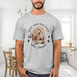 Speciaal gepersonaliseerde Cute Pet Foto Best Dog  T-shirt<br><div class="desc">Beste hond vader ooit... Verrassend je favoriete hond pap deze Vaderdag met dit super schattige, aangepaste T-shirt voor de huisfoto. Pas dit t-shirt van je hond aan met de favoriete foto en naam van je hond. Dit shirt van een hond is een most voor hondenliefhebbers en hondenvaders. Geweldig cadeau van...</div>