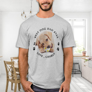 Speciaal gepersonaliseerde Cute Pet Foto Best Dog  T-shirt