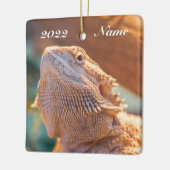 Speciaal gepersonaliseerde dradenhagedis voor volw keramisch ornament (Links)